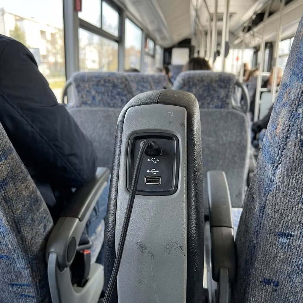 crown point 30 passenger minibus usb charging