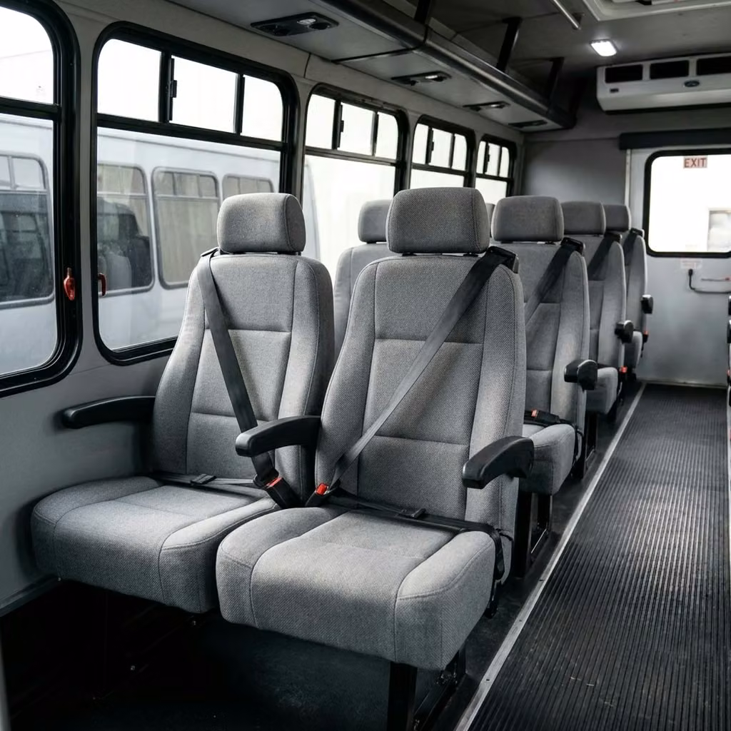 crown point 35 passenger minibus reclining seats