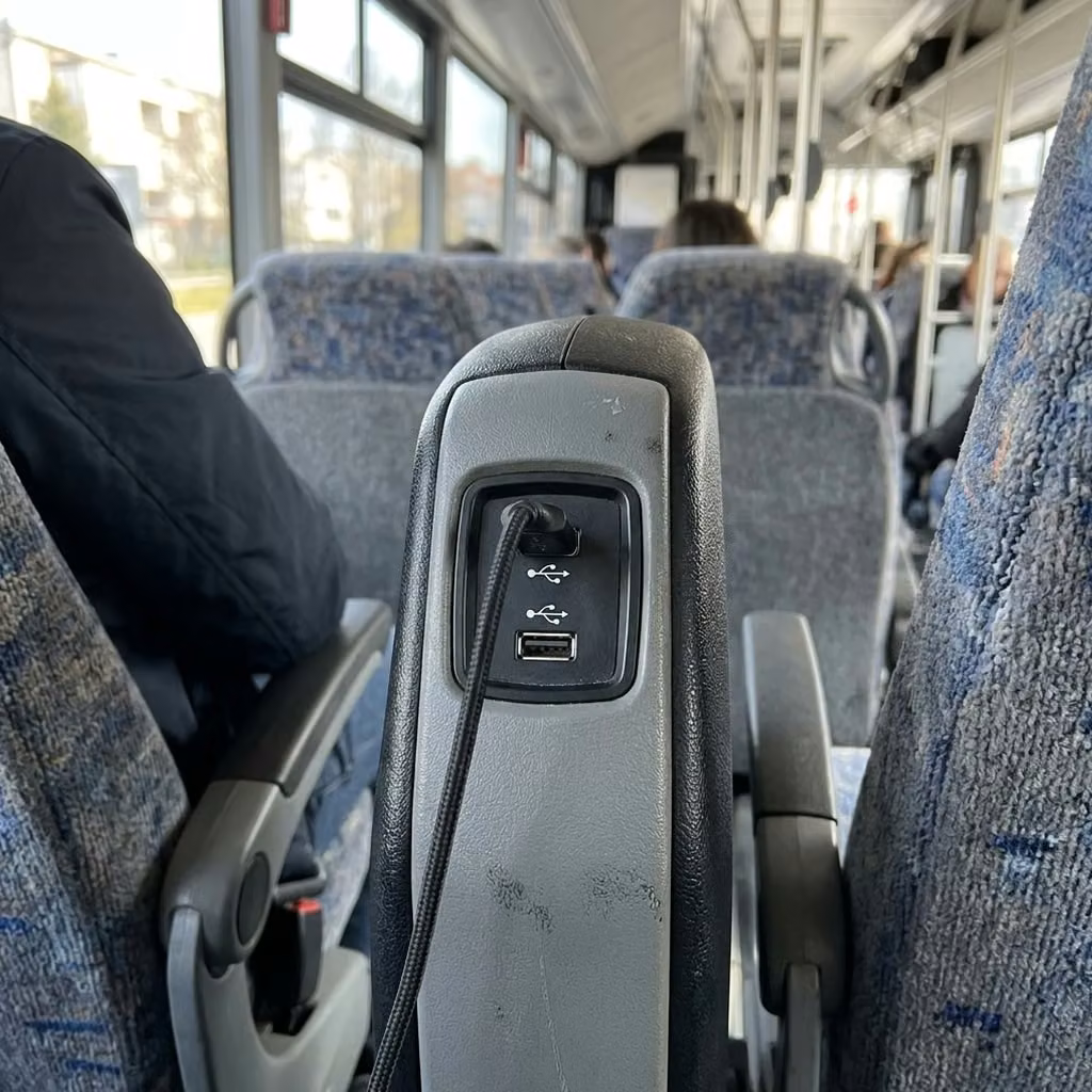 crown point 35 passenger minibus usb charging