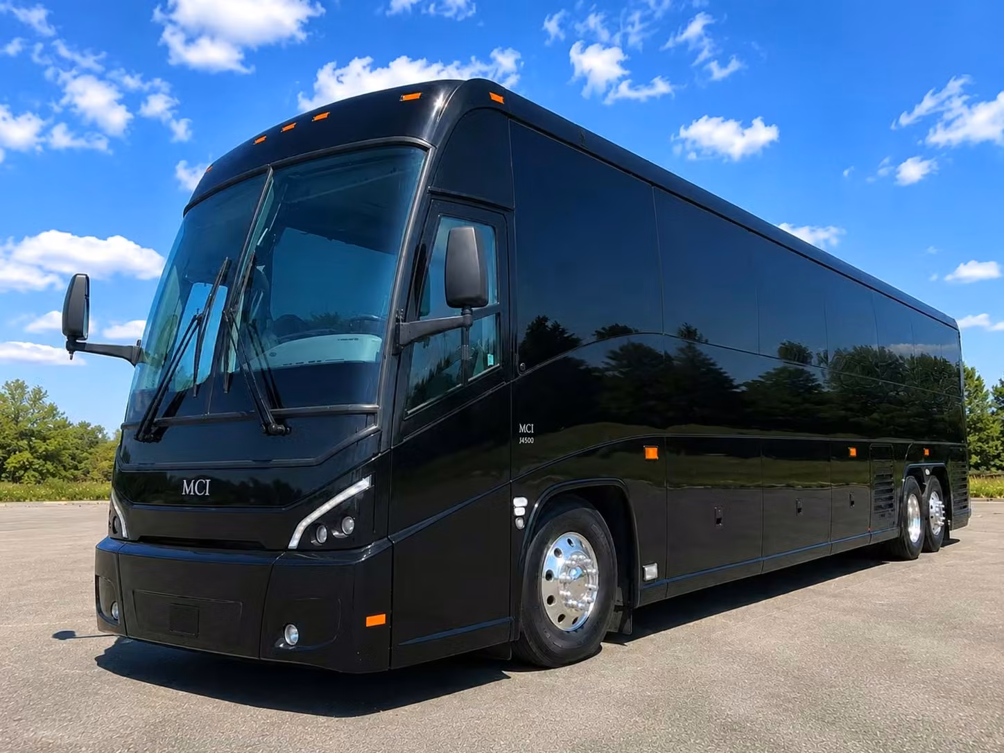 crown point 56 passenger charter bus rental