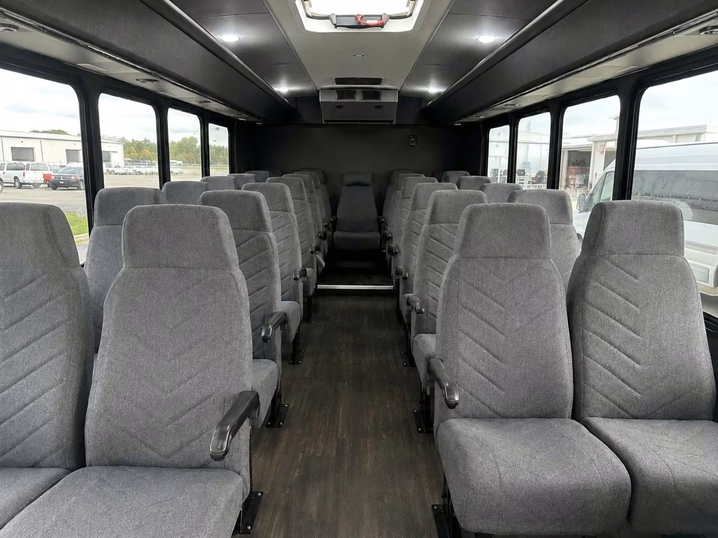 15 passenger minibus interior