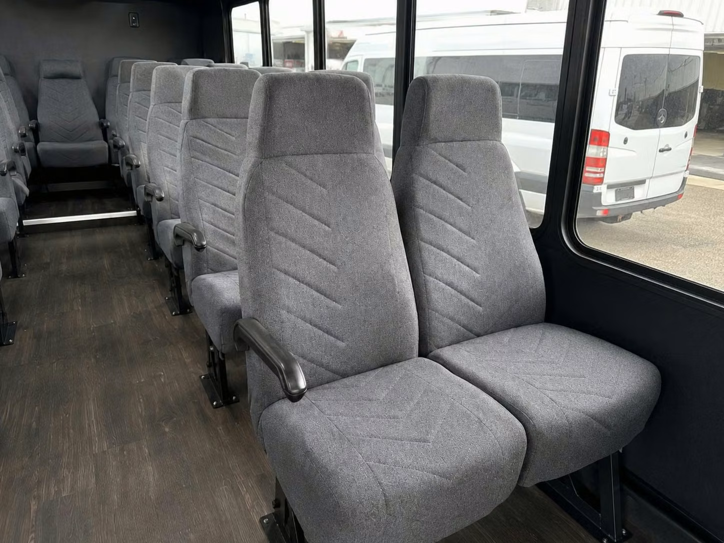 18 passenger minibus inside