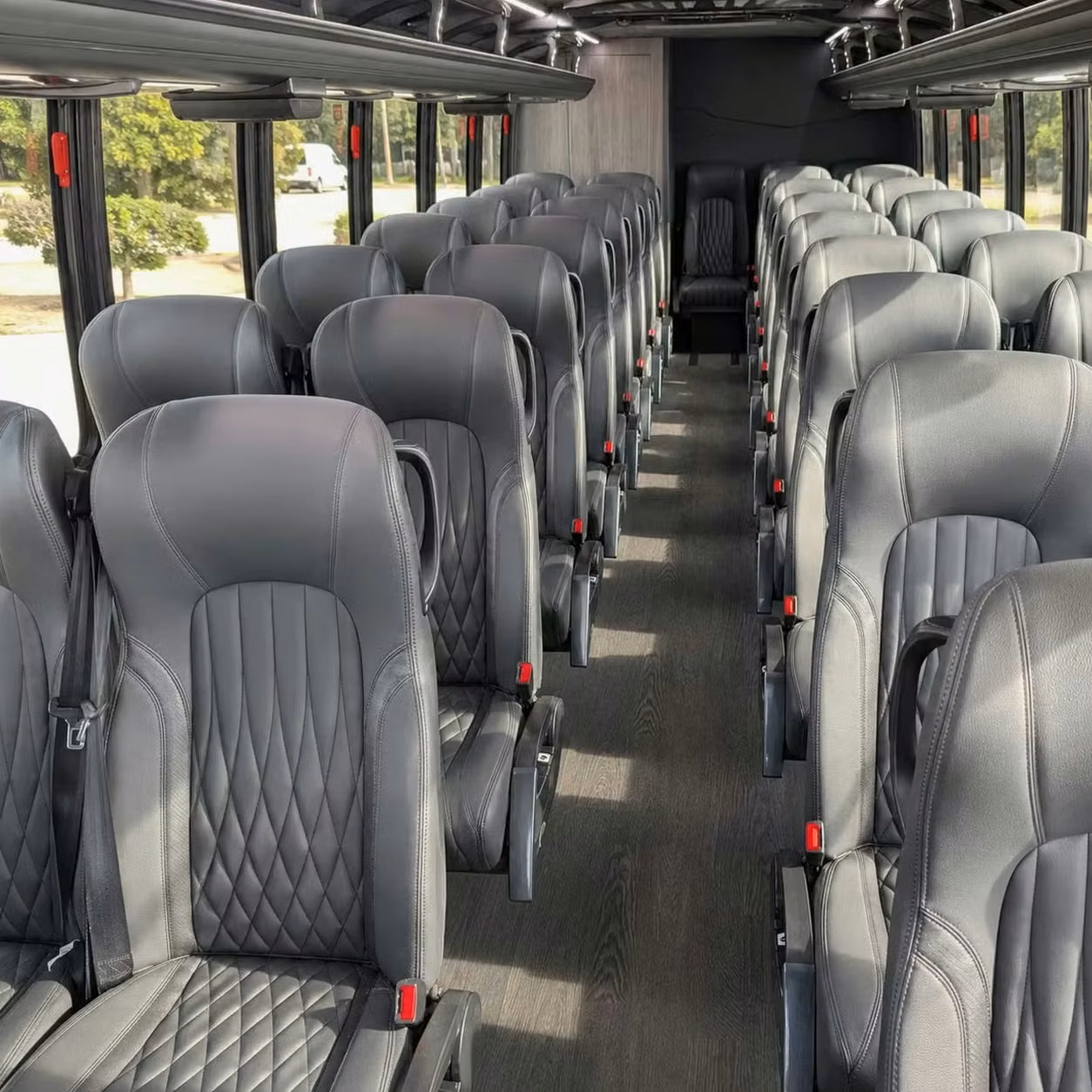 28 passenger minibus interior