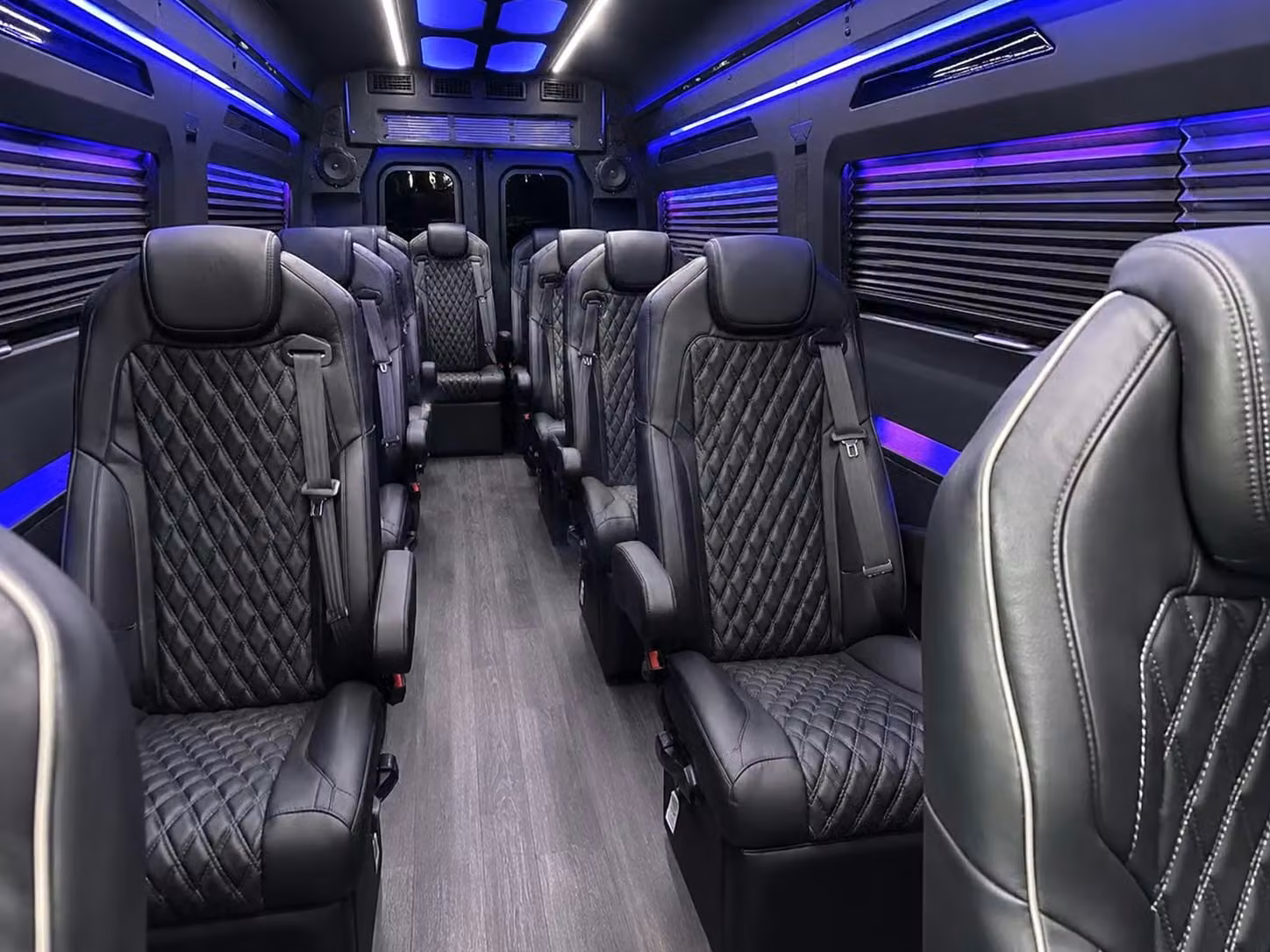 sprinter van with driver interior